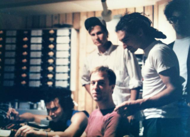 Matt Wallace e o Faith No More na época da gravação do álbum We Care a Lot, 1985.